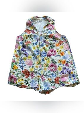 Show Me Your Mumu Reno Floral Zip Front Romper 2X Plus Size Cottagecore Garden